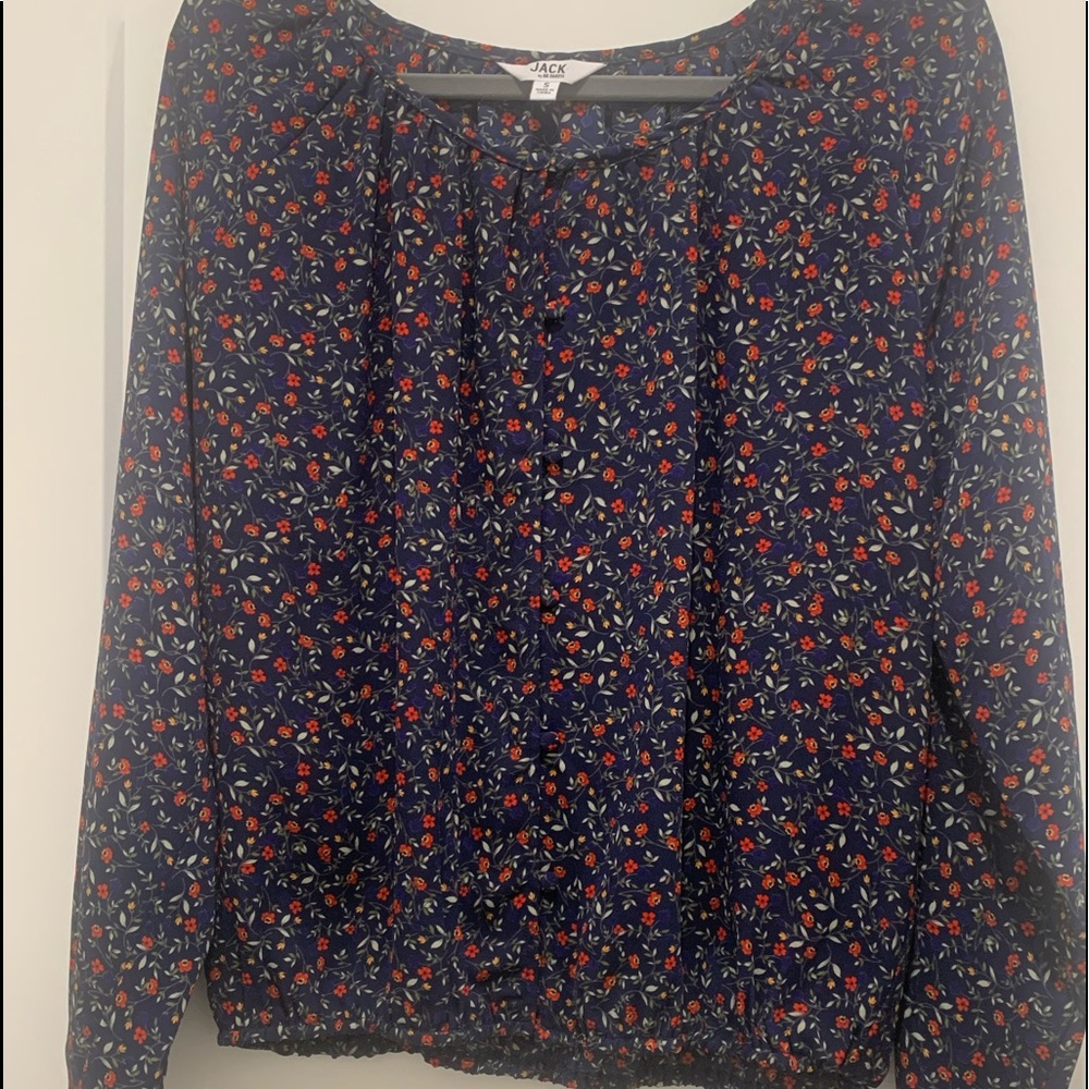 Jack by BB Dakota ditsy floral blouse with buttons